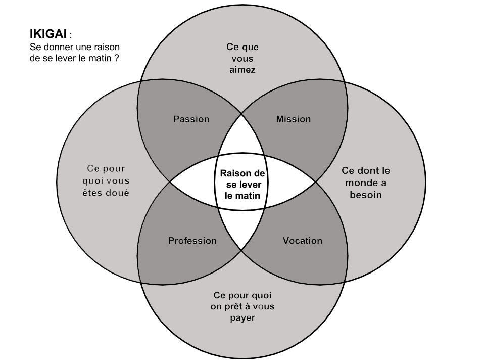 Je change d&rsquo;activité dans ma vie : IKIGAI ?